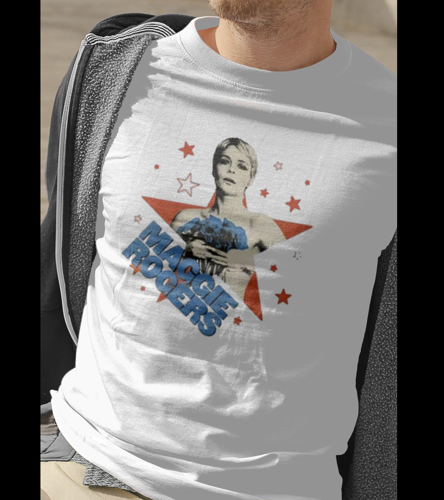 Maggie Rogers Star And Bouquet T-Shirt
