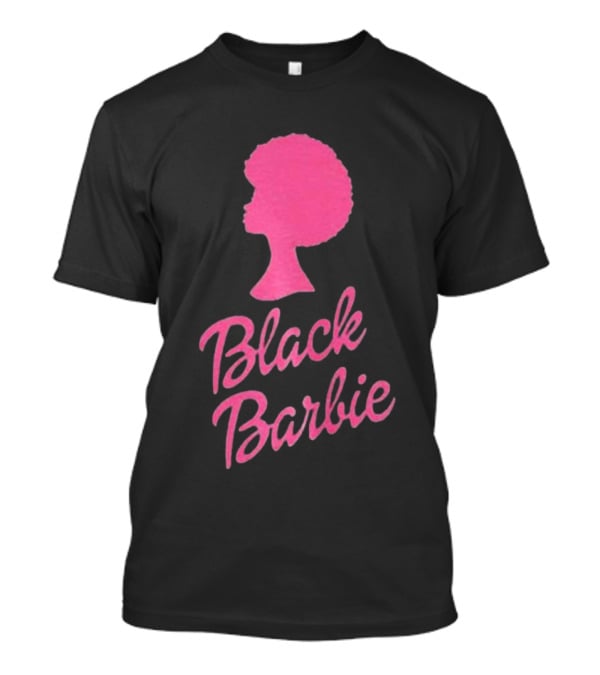Black Barbie Afro Fan T-Shirt