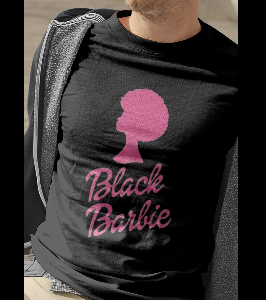 Black Barbie Afro Fan T-Shirt