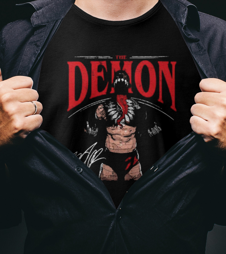 Finn Balor The Demon WWE Pose 500 Level Iconic T-Shirt