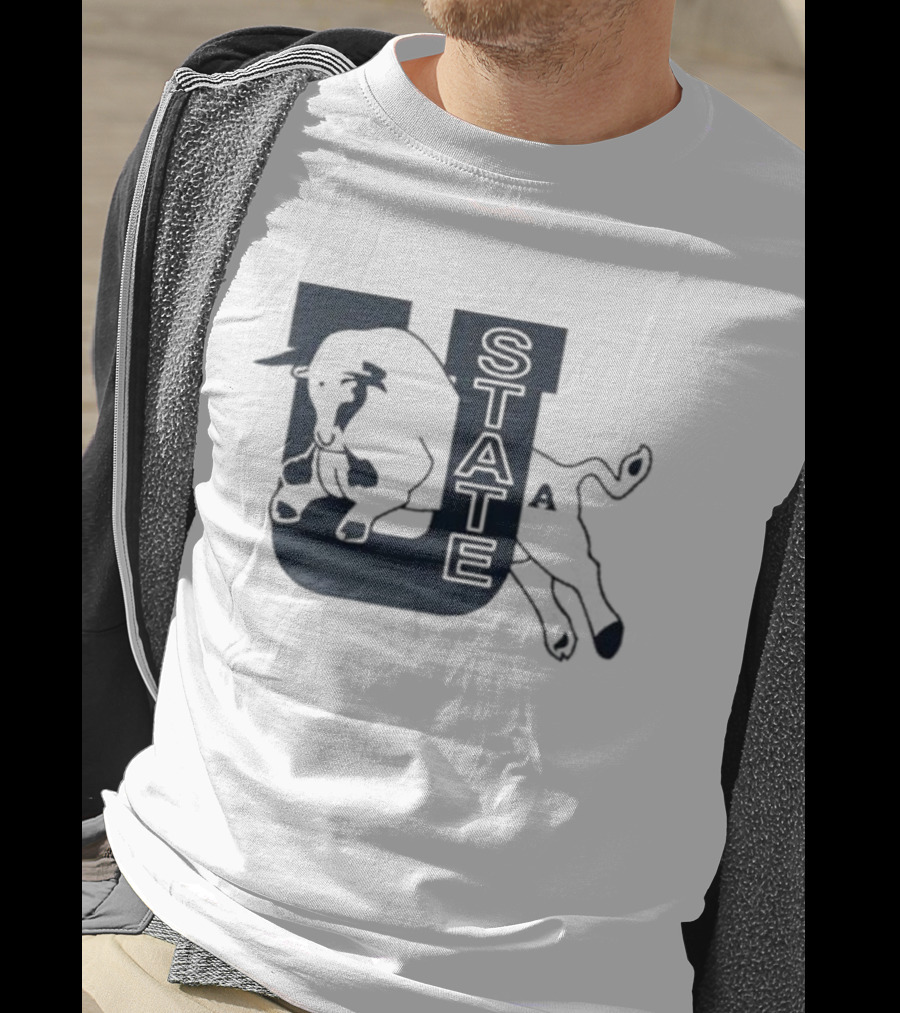 Homefield U State Utah Aggies Bull T-Shirt
