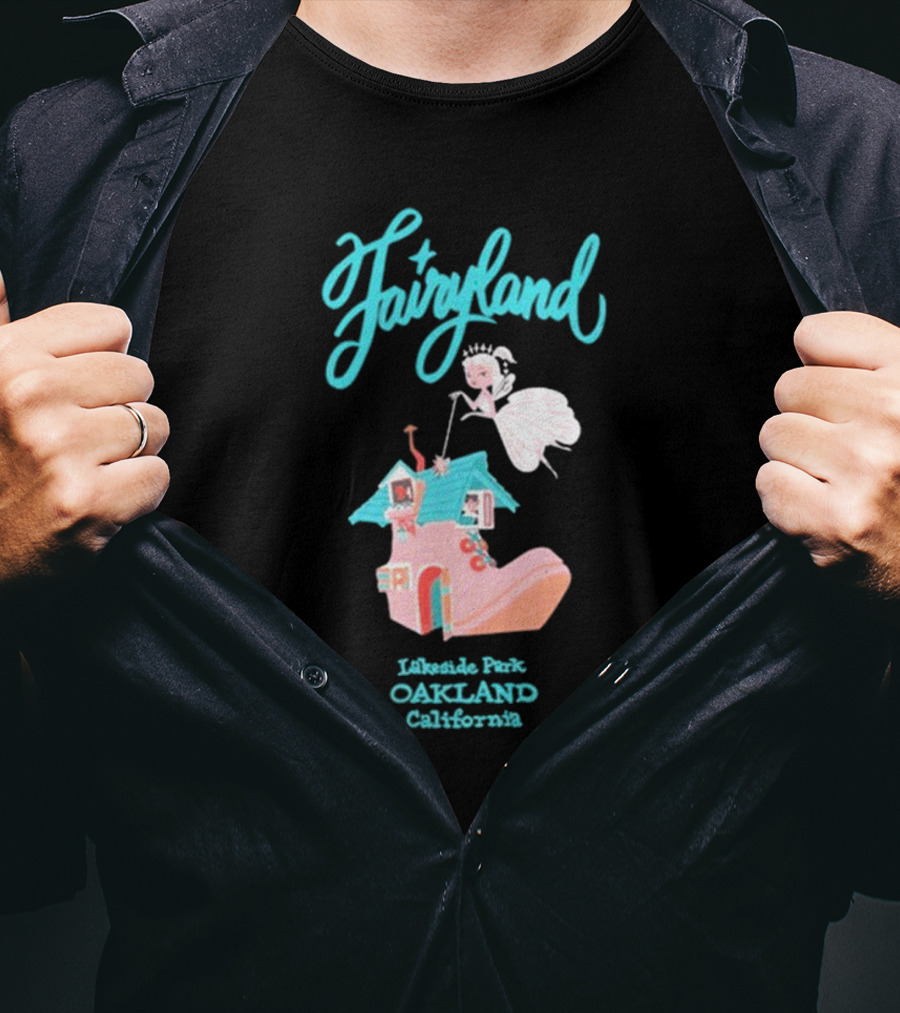 Fairyland Lakeside Park Oakland California Oaklandish Merch Fairy T-Shirt