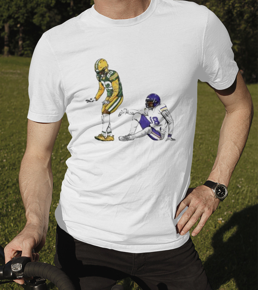 Aaron Nagler Ja Gritty Packers Vikings Dance T-Shirt