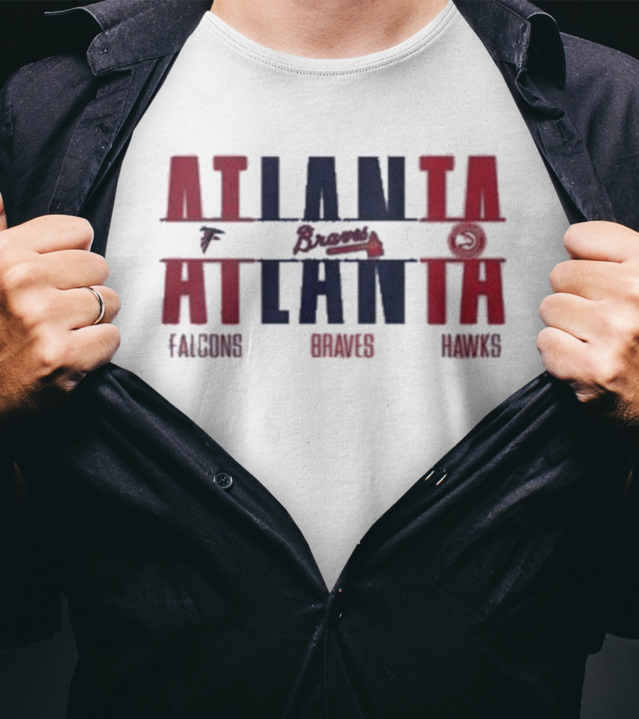Atlanta Falcons Atlanta Braves Atlanta Hawks T-Shirt