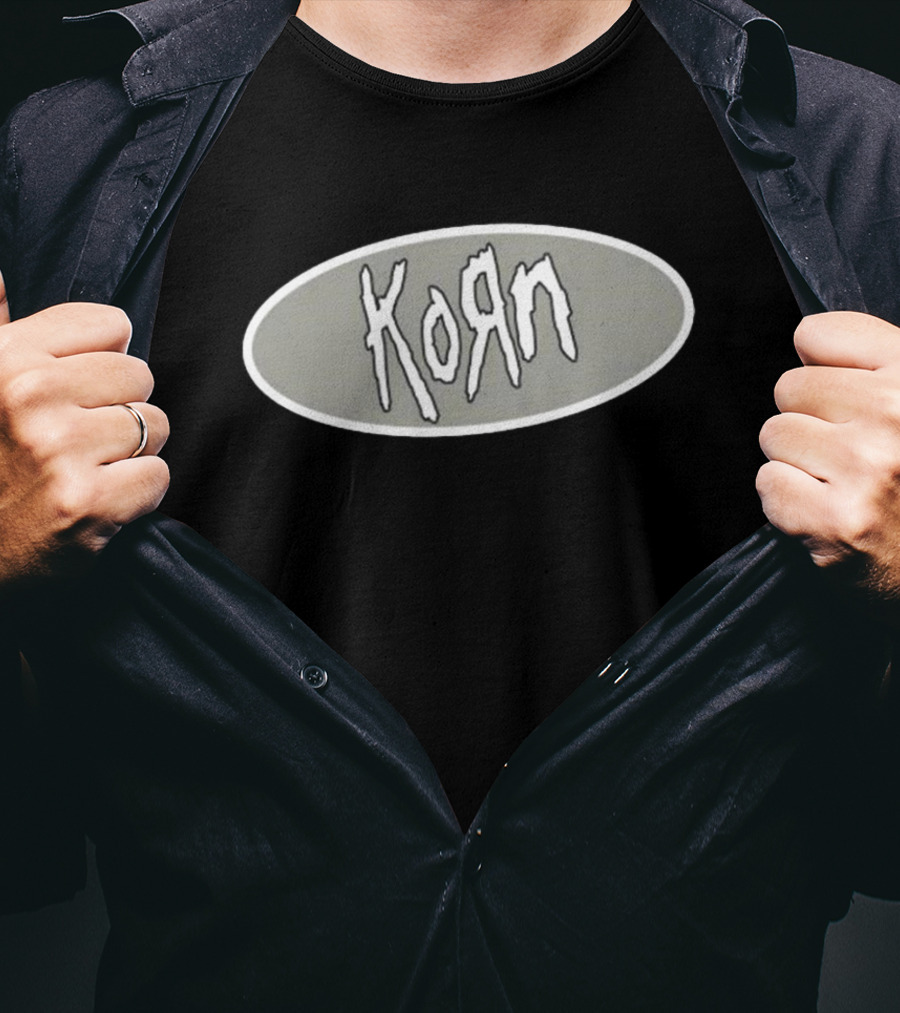 Crazy Ass Moments In Nu Metal History Korn Logo The 1st Amendment Except In Michigan T-Shirt