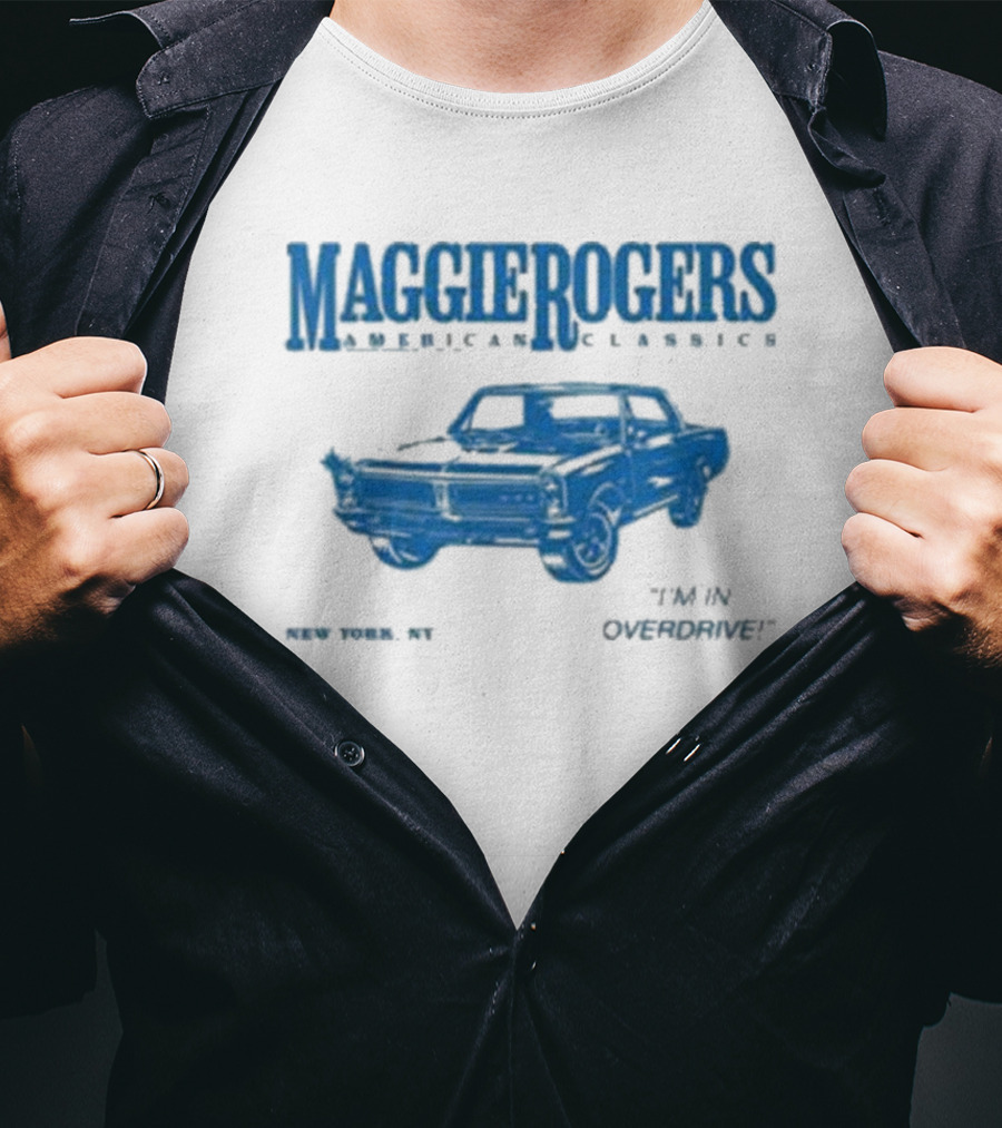 Maggie Rogers American Classics New York NY Overdrive Car T-Shirt