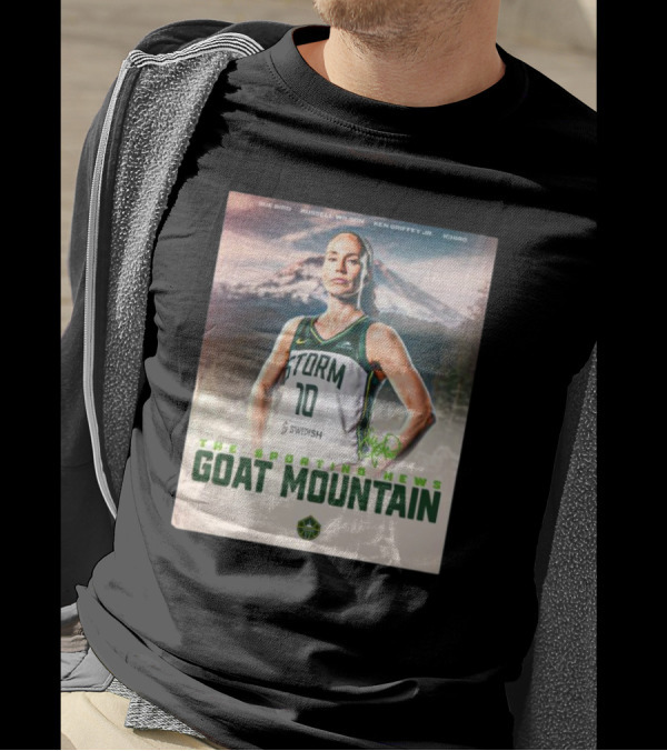 Sue Bird The Sporting News GOAT Mountain Storm 10 T-Shirt