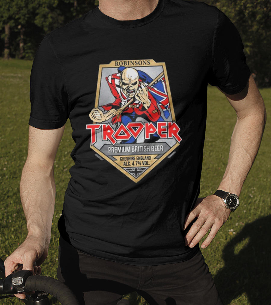 Robinsons Trooper Premium British Beer Cheshire England 4.7% Vol T-Shirt