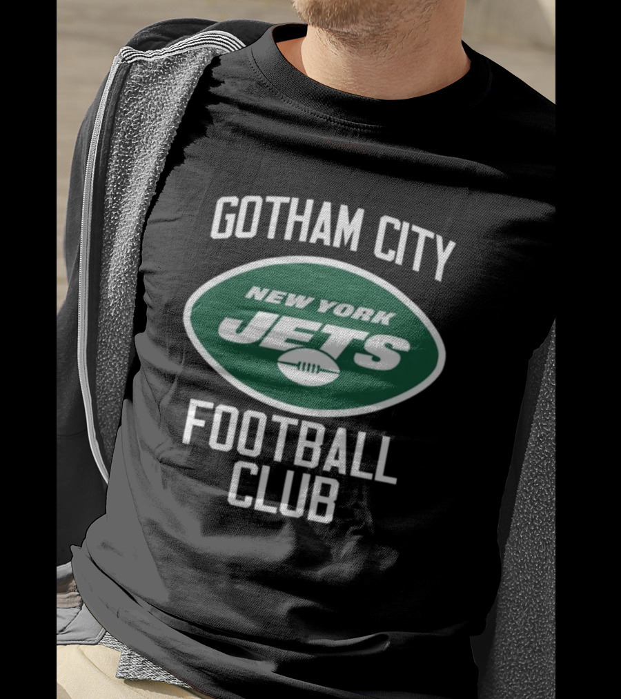New York Jets Gotham City Football Club New York Football T-Shirt