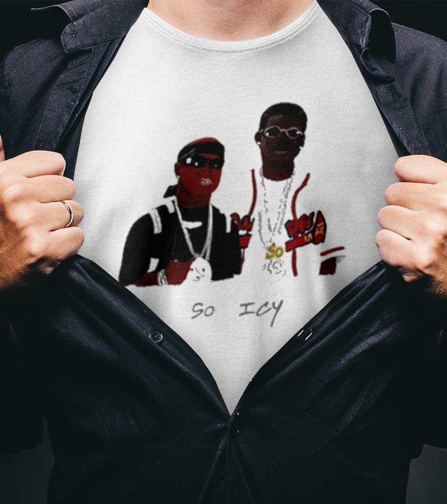 So Icy Wearing Teef Bling T-Shirt