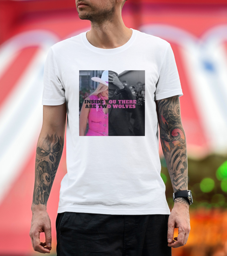 Inside You There Are Two Wolves Barbie Oppenheimer Comfort Colors T-Shirt