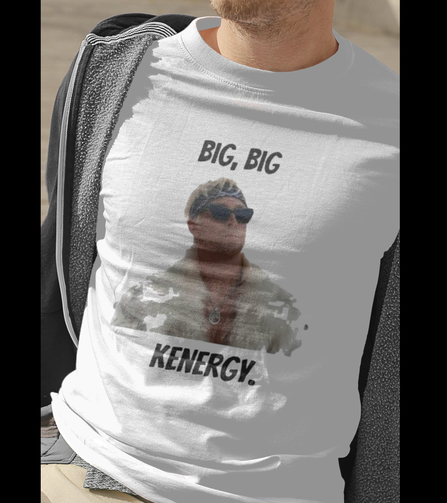 Big Big Kenergy Barbie Movie Ryan Gosling Ken Fur Coat Sunglasses T-Shirt