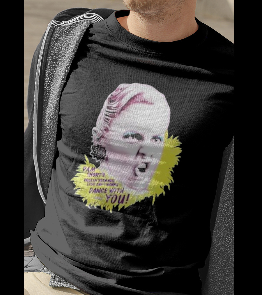 Pam Short’s Broken Both Her Legs And I Wanna Dance With You Nordacious Yellow Burst Expression T-Shirt