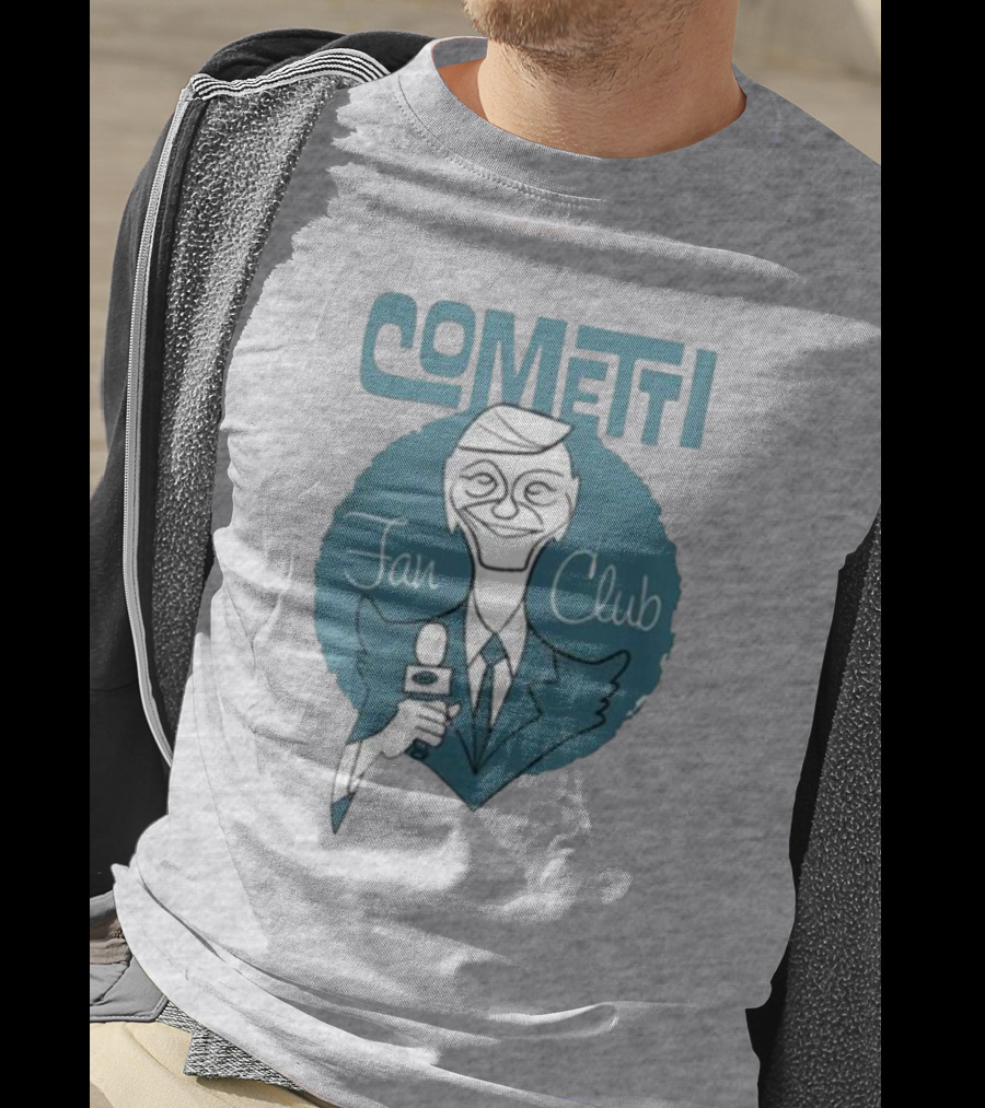 Cometti Fan Club Cartoon Microphone T-Shirt