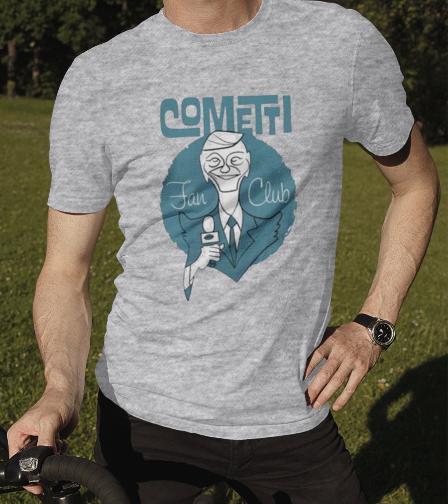 Cometti Fan Club Cartoon Microphone T-Shirt