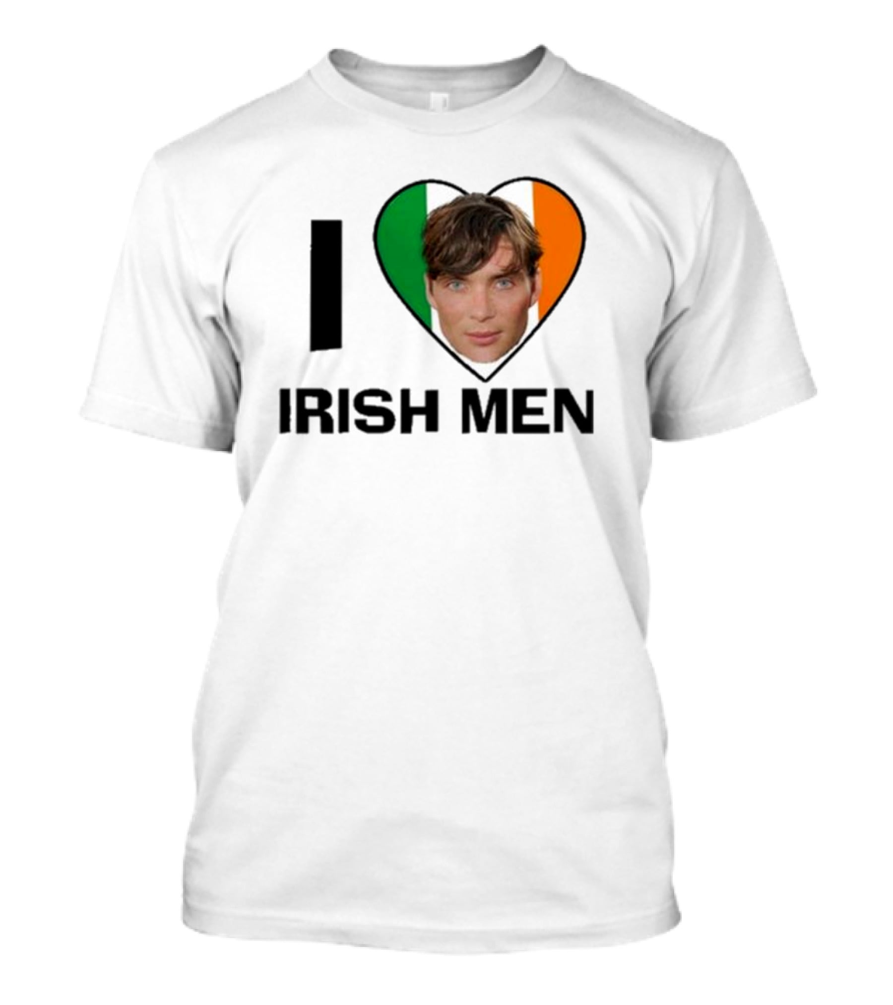 I Love Irish Men I Heart Irish Flag Cillian Murphy T-Shirt