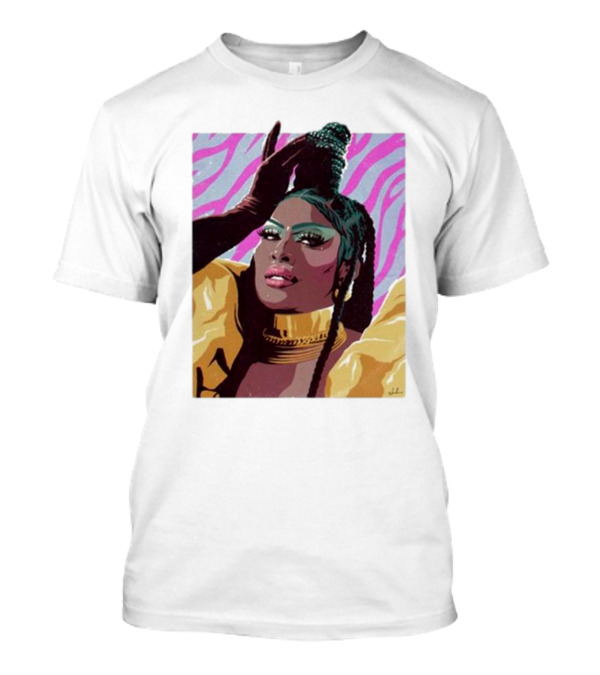 Kween Kong Pop Art Illustration With Bold Colors And Striking Pose T-Shirt