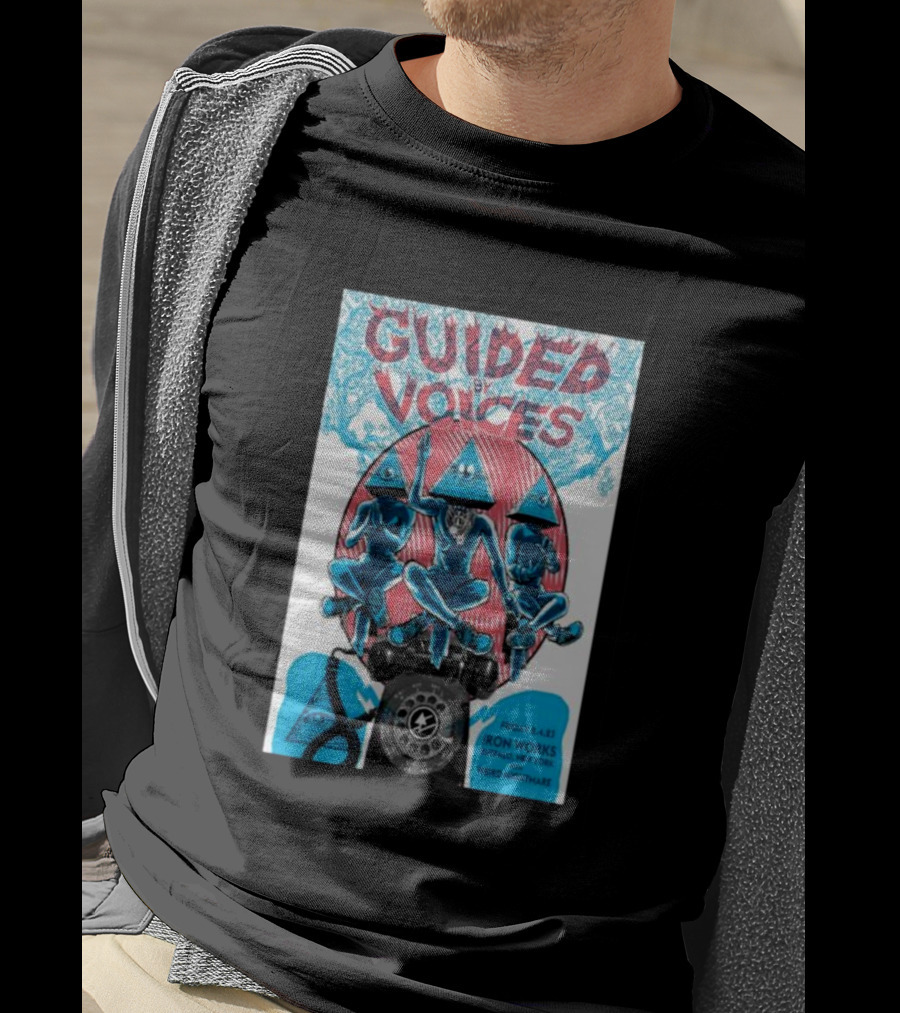 Guided By Voices Friday 8-4 Iron Works Buffalo New York Weird Nightmare T-Shirt