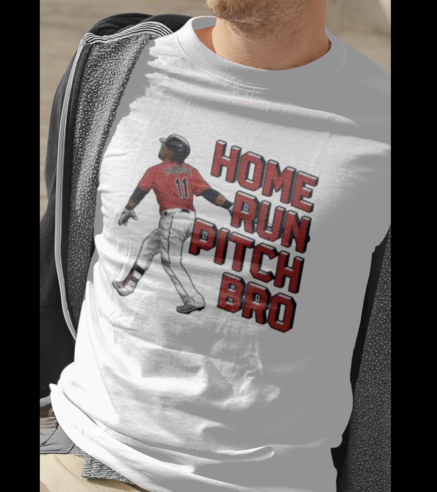 Home Run Pitch Bro Baseball Swing Vintage Red And Black T-Shirt