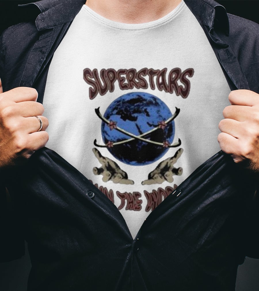 Superstars Run The World Planet T-Shirt