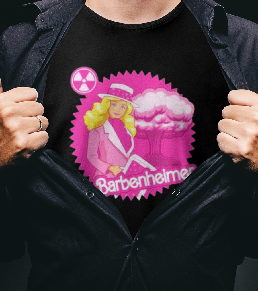 Barbenheimer Boom Pink Atomic Fashion Explosion T-Shirt