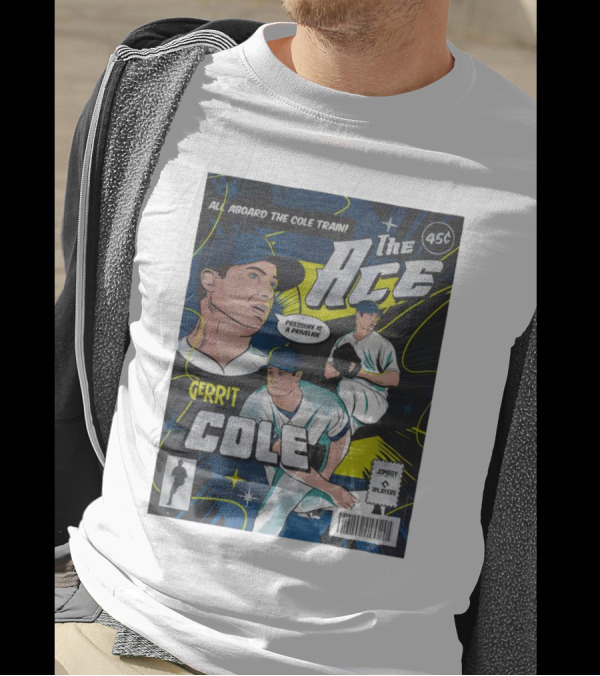 All Aboard The Cole Train The Ace Gerrit Cole Comic Cover 45c Pitcher's Privilege T-Shirt