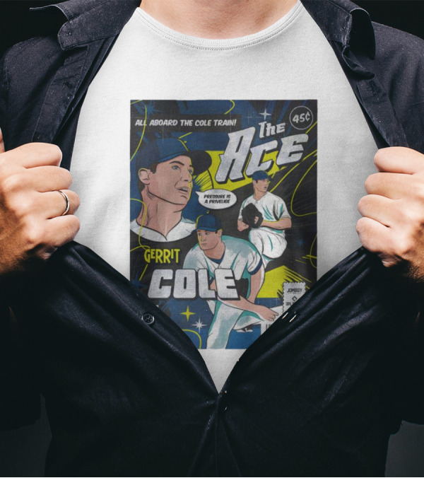 All Aboard The Cole Train The Ace Gerrit Cole Comic Cover 45c Pitcher's Privilege T-Shirt