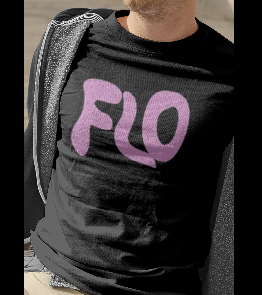 Jimmy Wearing Flo Vintage Style Pink T-Shirt