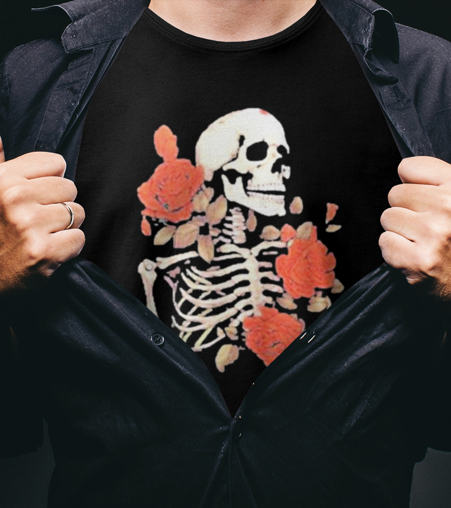 Grateful Dead Skeleton Roses T-Shirt