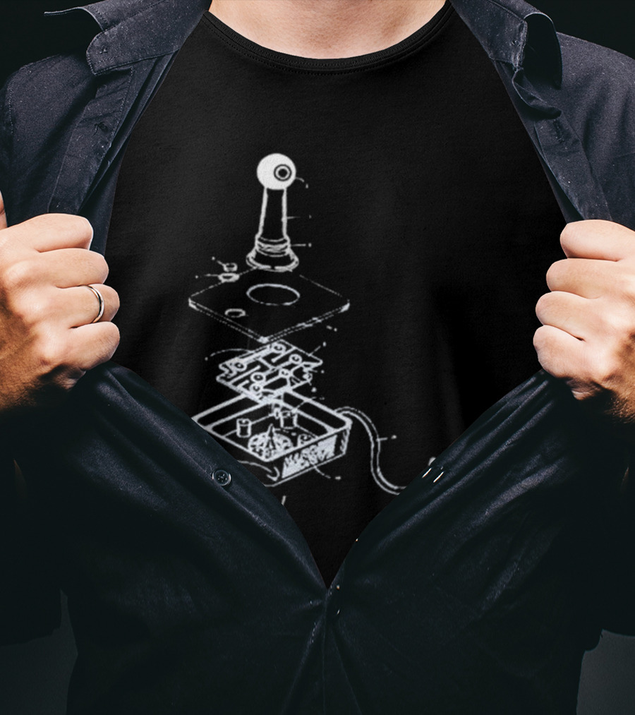 Hardshoppes Joy Stick Figure 1 Diagram T-Shirt