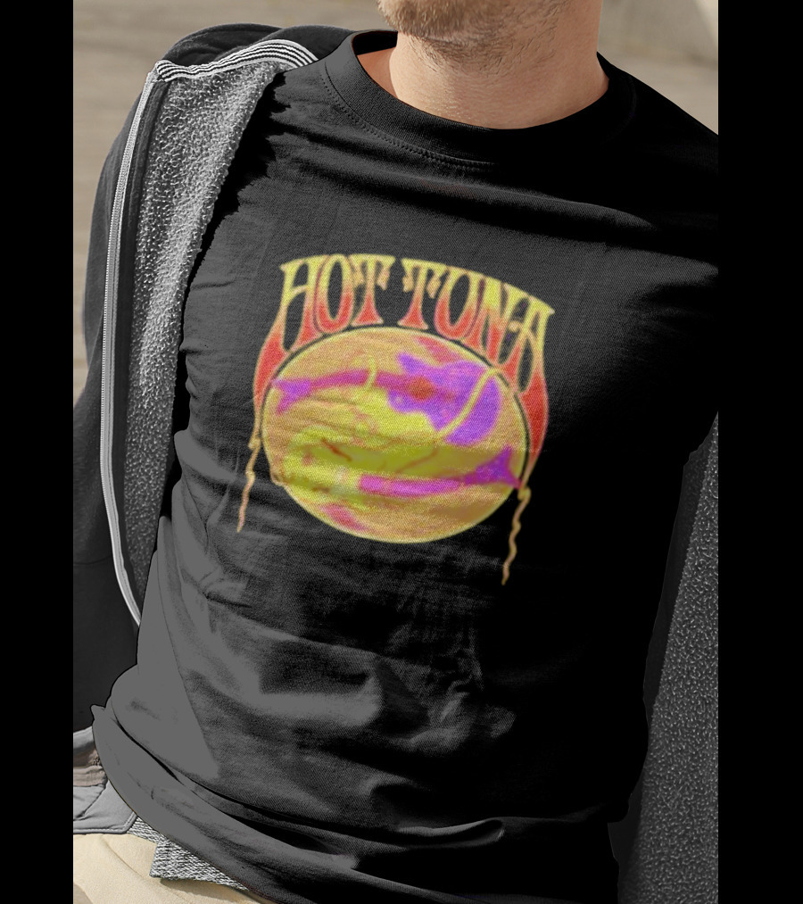 Hot Tuna Vintage Psychedelic Guitar T-Shirt