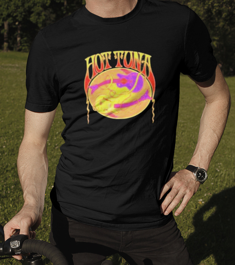 Hot Tuna Vintage Psychedelic Guitar T-Shirt