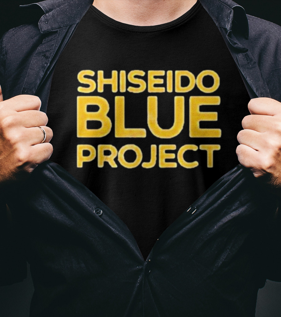 SHISEIDO BLUE PROJECT Protecting Oceans Initiatives T-Shirt