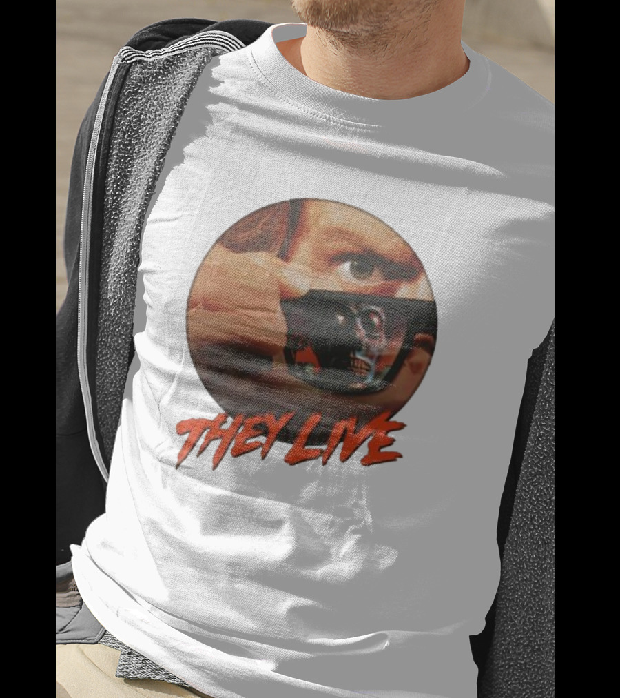 They Live Alien Sunglasses Meme Comedy T-Shirt