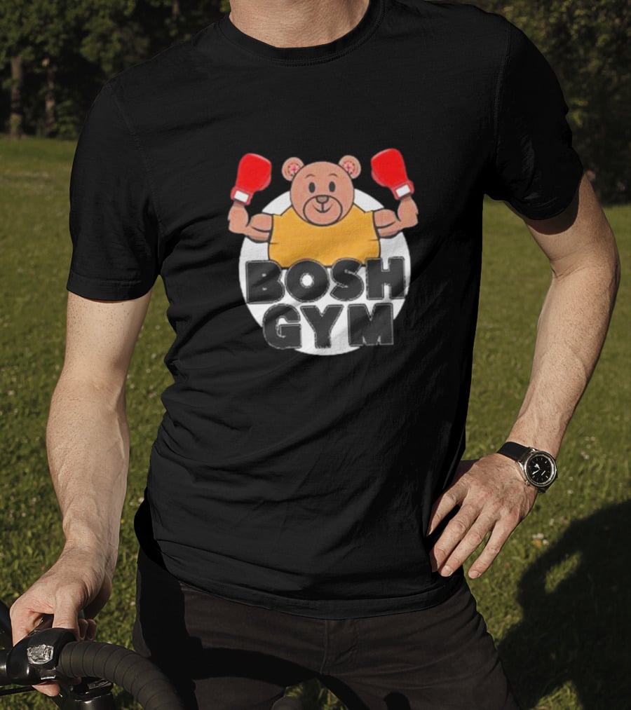 Bosh Gym Bear With Boxing Gloves T-Shirt