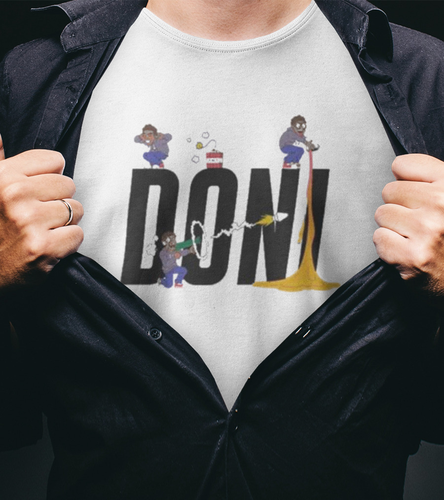 Doni Bobes Mischief Explosive Fun Prankster Antics T-Shirt