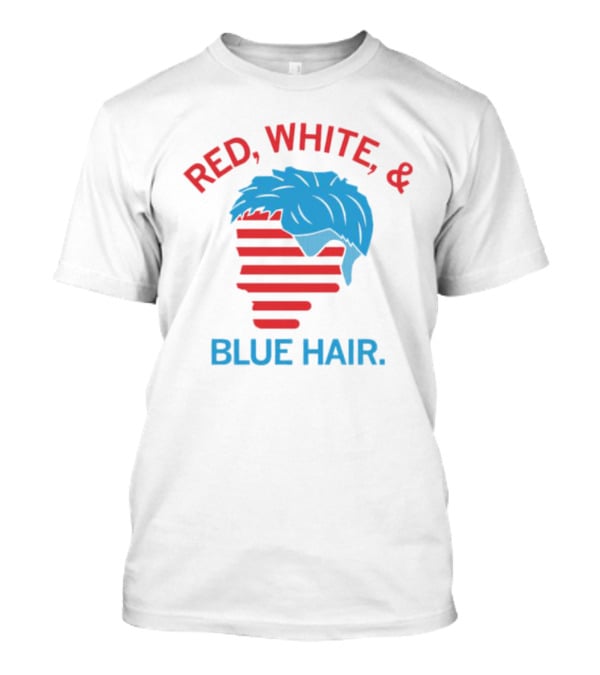 Red White And Blue Hair T-Shirt