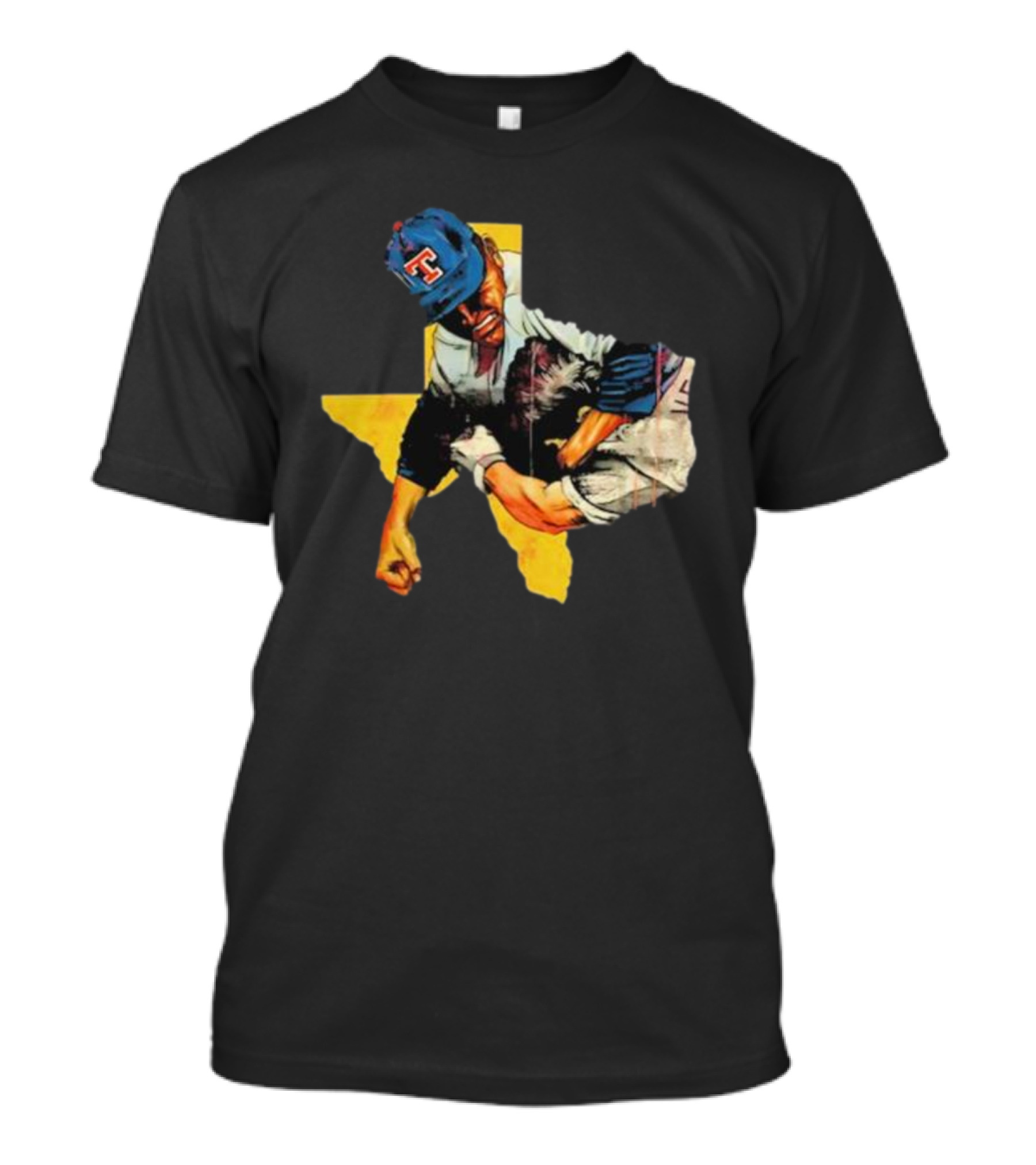 Nolan Ryan Robin Ventura Texas Baseball Fight Iconic Moment T-Shirt