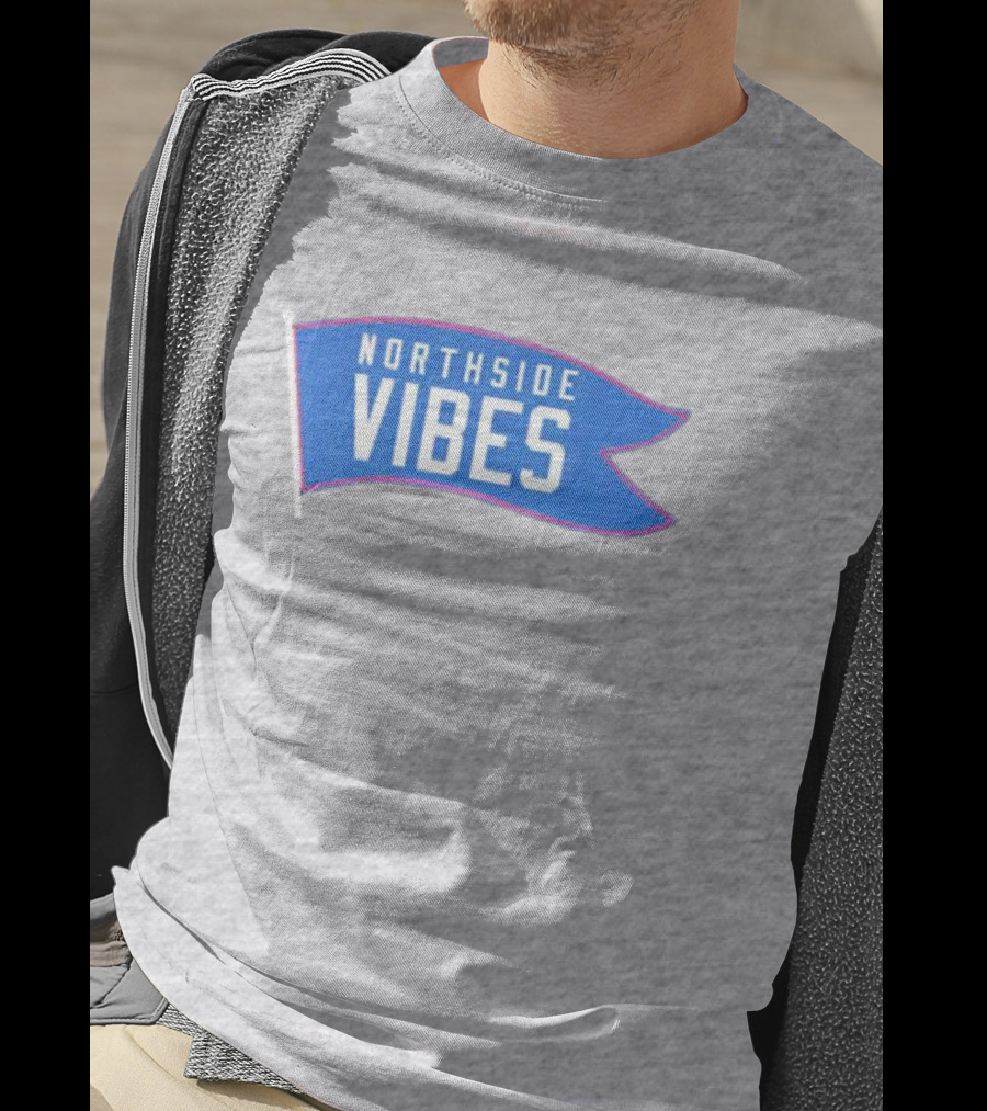 Northside Vibes Chicago Blue Flag T-Shirt
