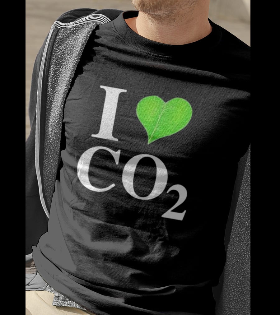 Leaf I Love CO2 Environment Statement Climate Change Awareness T-Shirt