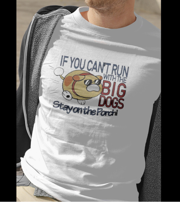 Pikmin If You Can’t Run With The Big Dogs Stay On The Porch Bulborb Wearing Sunglasses T-Shirt