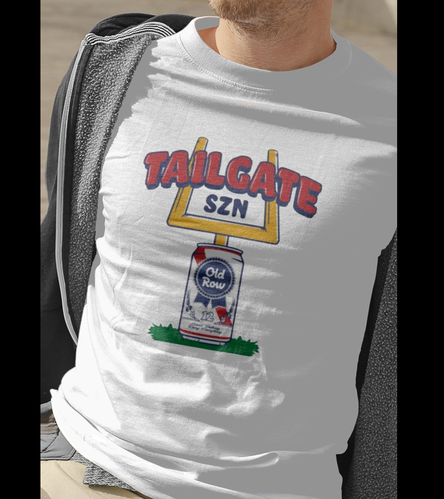 Old Row Ribbon Beer Tailgate SZN 12 Can T-Shirt
