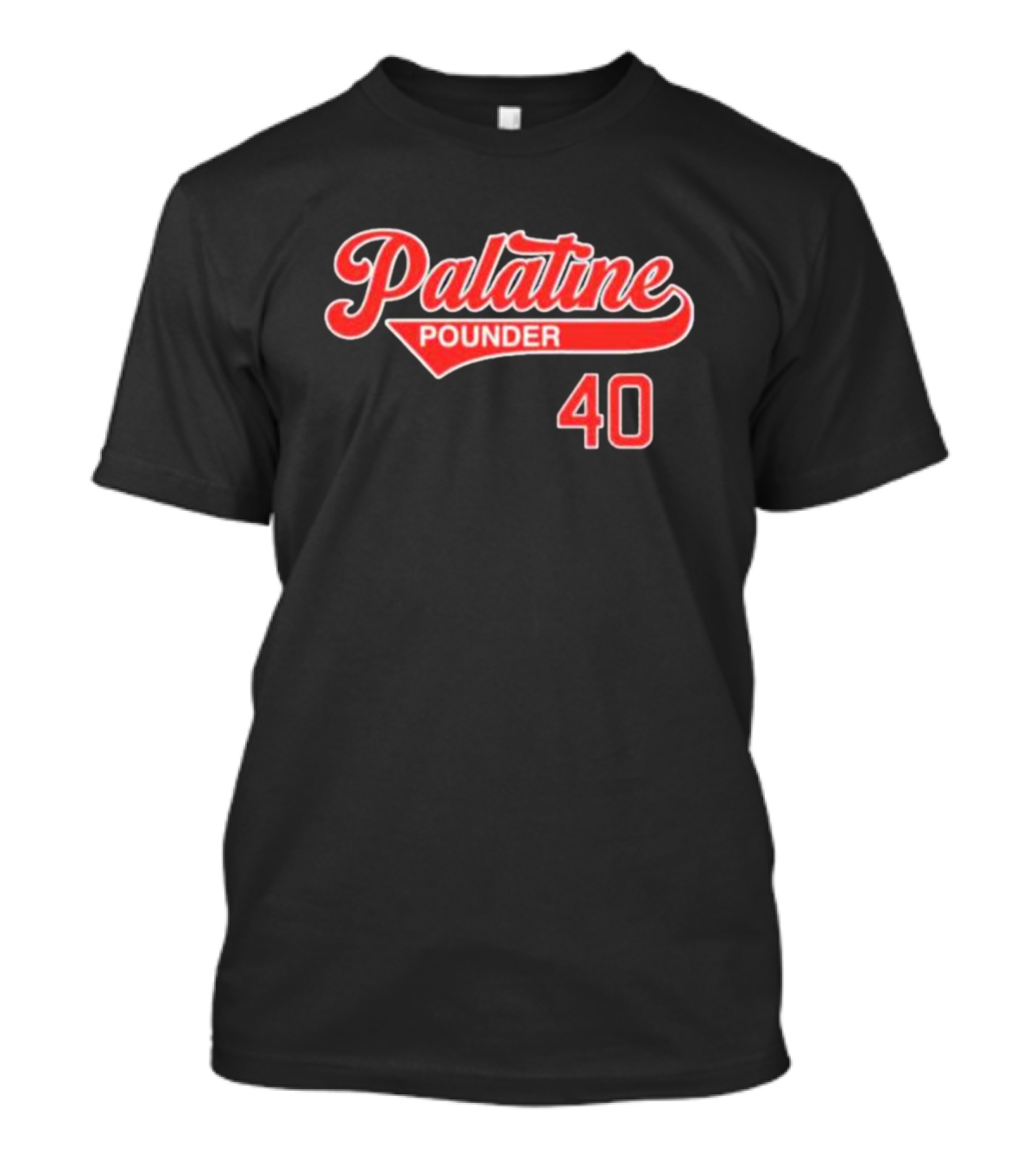 Palatine Pounder 40 Baseball T-Shirt