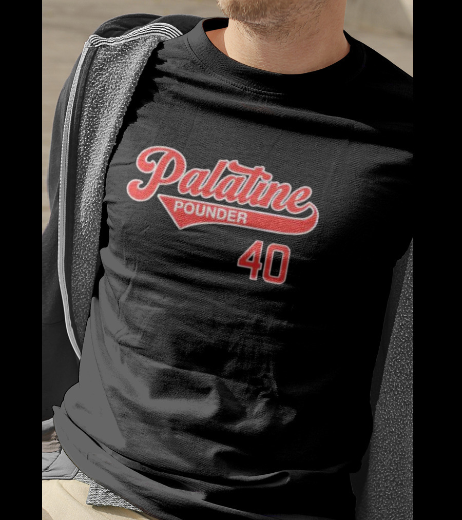 Palatine Pounder 40 Baseball T-Shirt