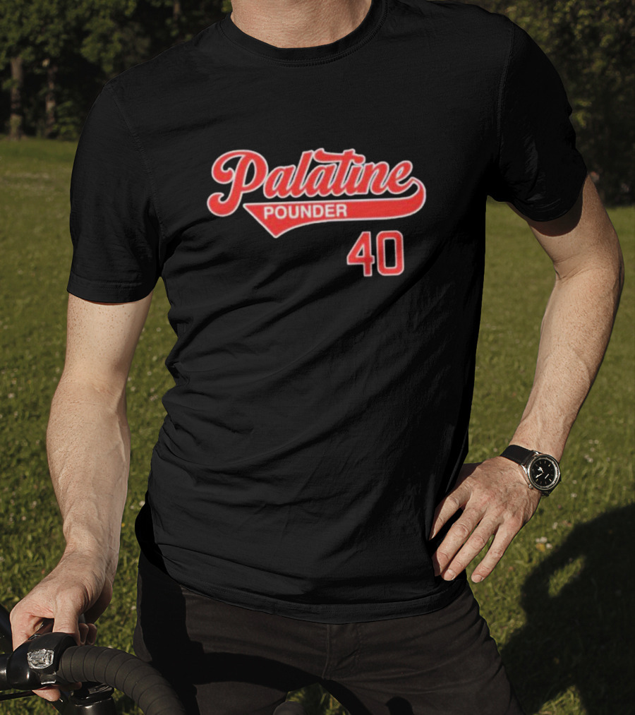 Palatine Pounder 40 Baseball T-Shirt
