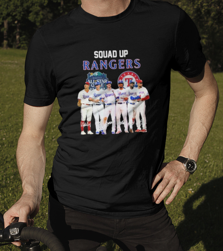 Squad Up Rangers Seattle All-Star Game Texas T-Shirt
