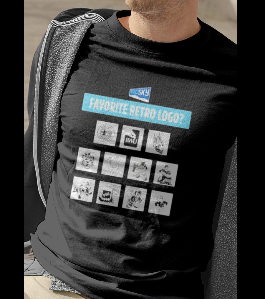 Big Sky Conference Favorite Retro Logo Collection T-Shirt