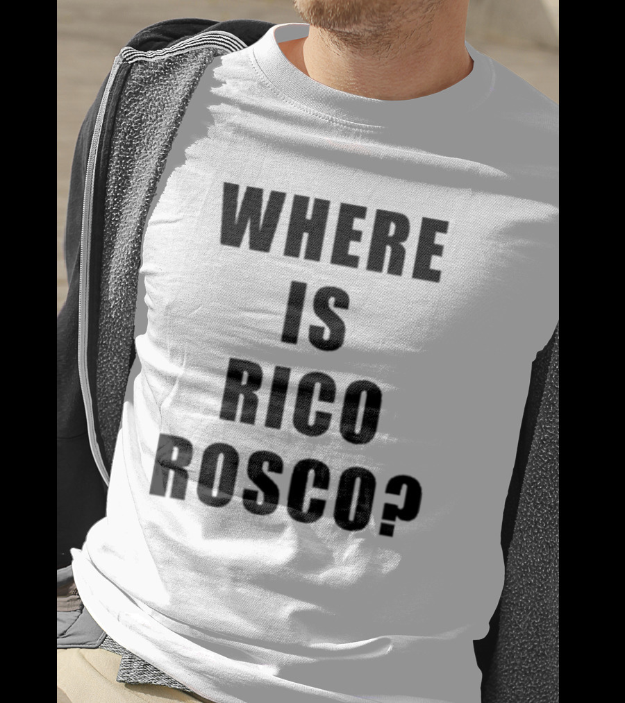 Dave Portnoy Where Is Rico Rosco Question Text T-Shirt
