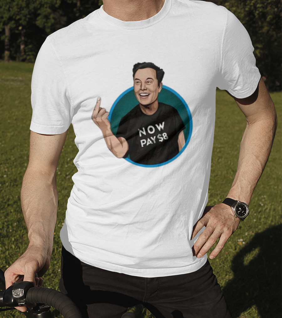 Elon Musk Now Pay $8 Circle Gesture T-Shirt