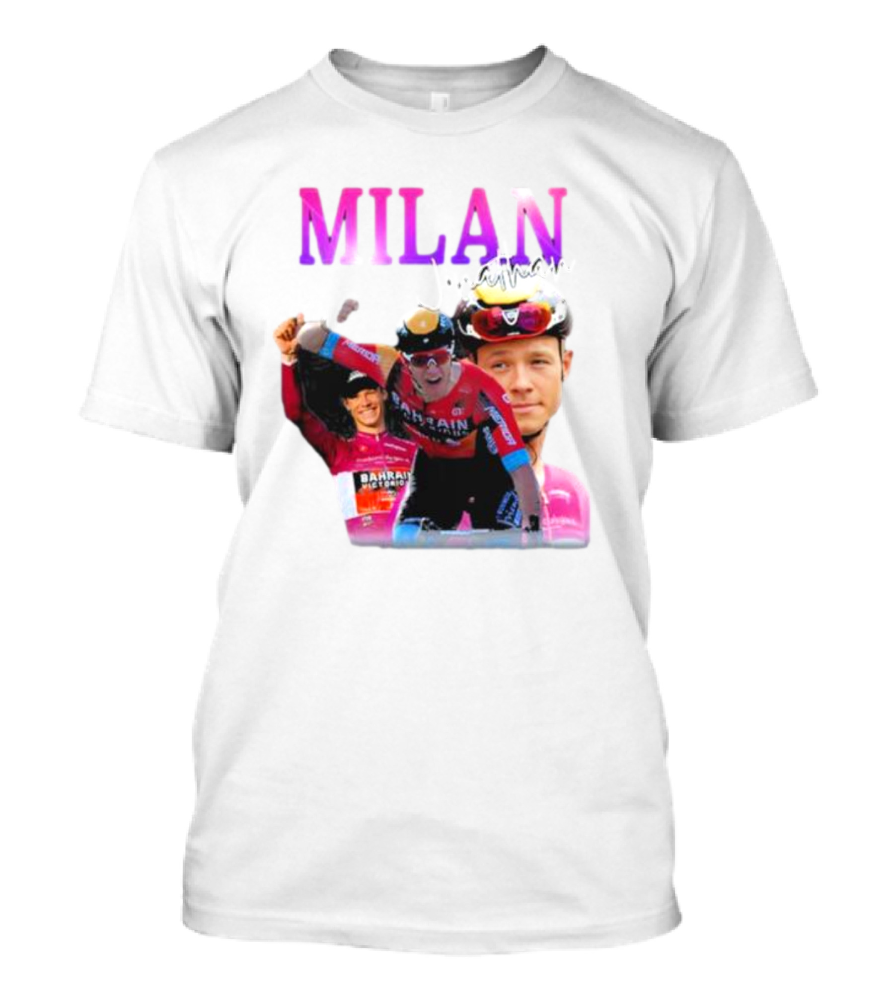 Milan Jonathan Bahrain Cycling Victory T-Shirt